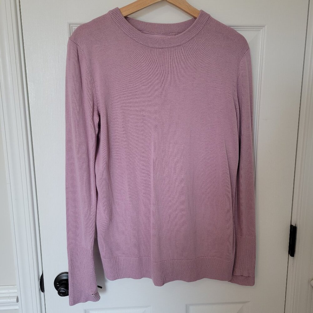 Lululemon Still at Ease Pullover Sweater Antoinette Light Purple size 6